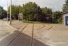 Počátkem července byla zjednokolejněna tramvajová smyčka Královo Pole, Červinkova – sjízdná je tak pouze vnější kolej ve smyčce. Foto odjezdové zastávky dne 12. 8. 2011 © Ladislav Kašík.